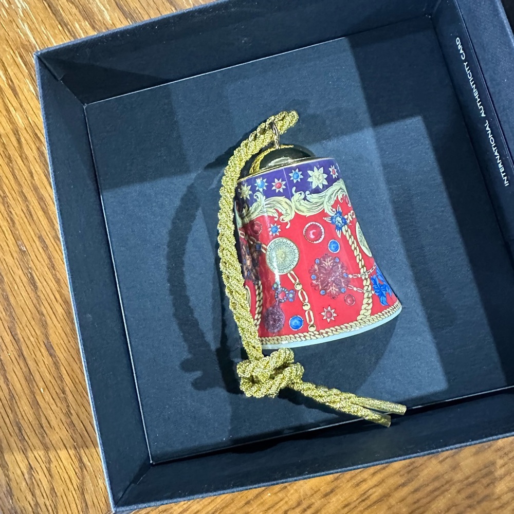 Versace and Rosenthal Bell Ornament